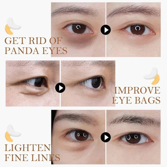 10p=5pairs Crystal Collagen Gold Powder Eye Mask Anti-Aging Dark Circles Acne Beauty Patches For Eye Skin Care Korean Cosmetics