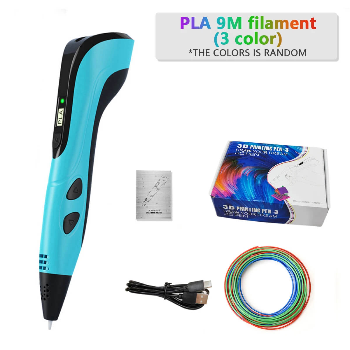 3D Printing Pen with LCD Display – Kids DIY