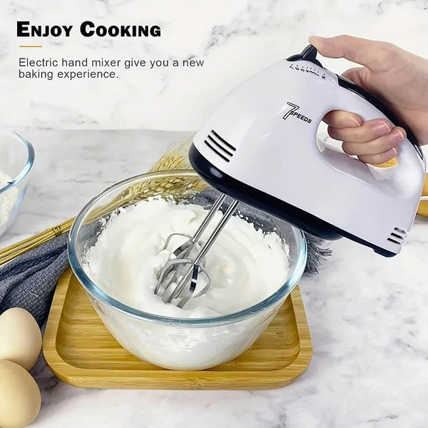 7-Speed Electric Egg Beater & Mixer