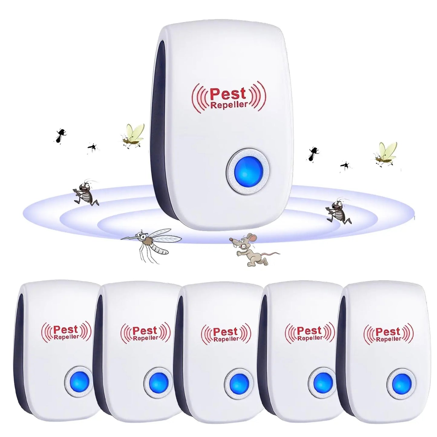 2026 New Ultrasonic Rat Mosquito Repellent Killer Plug-in Pest Control Safe Effective for Home Garden Indoor Outdoor Insect