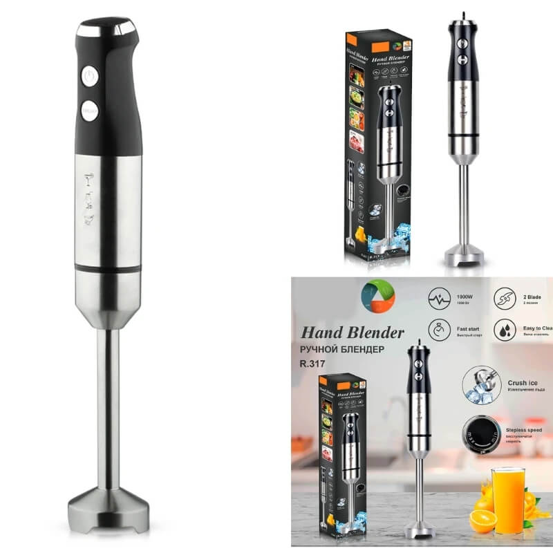 1000W Hand Blender – Portable Smoothie Maker