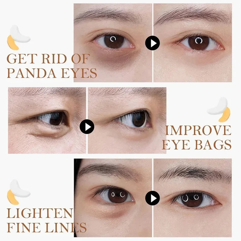 10p=5pairs Crystal Collagen Gold Powder Eye Mask Anti-Aging Dark Circles Acne Beauty Patches For Eye Skin Care Korean Cosmetics