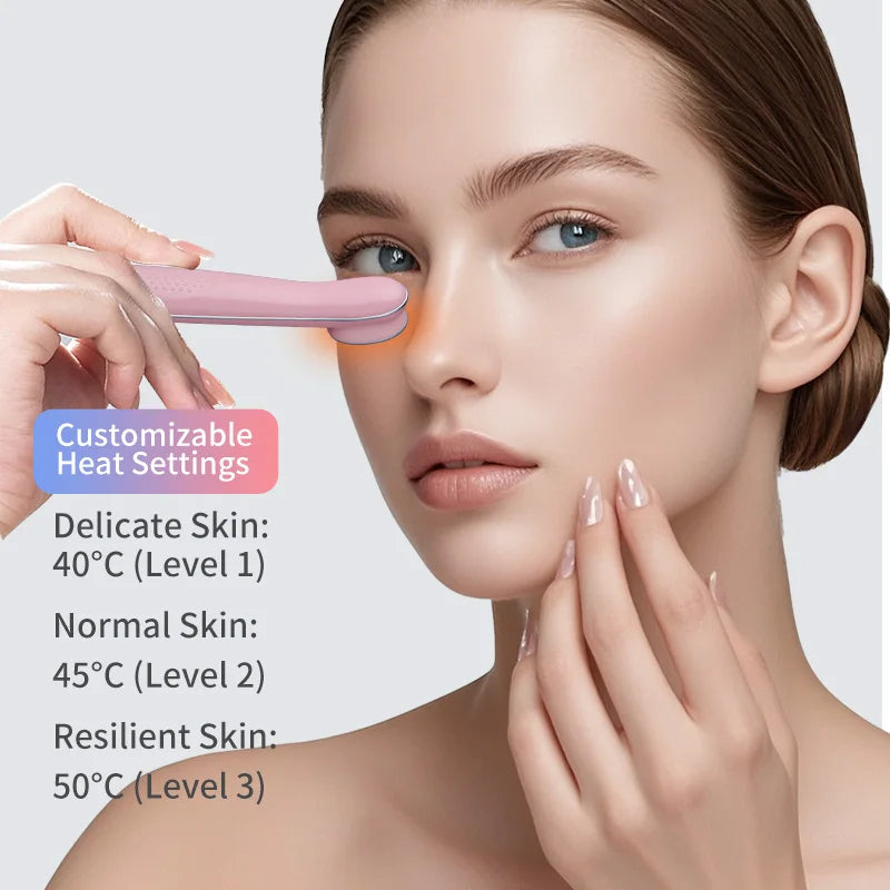 USB charging portable facial beauty device, facial neck and eye massager, perfect gift for women