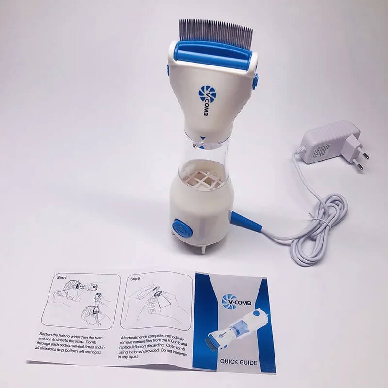 V-Comb Electric Head Lice Treatment Device