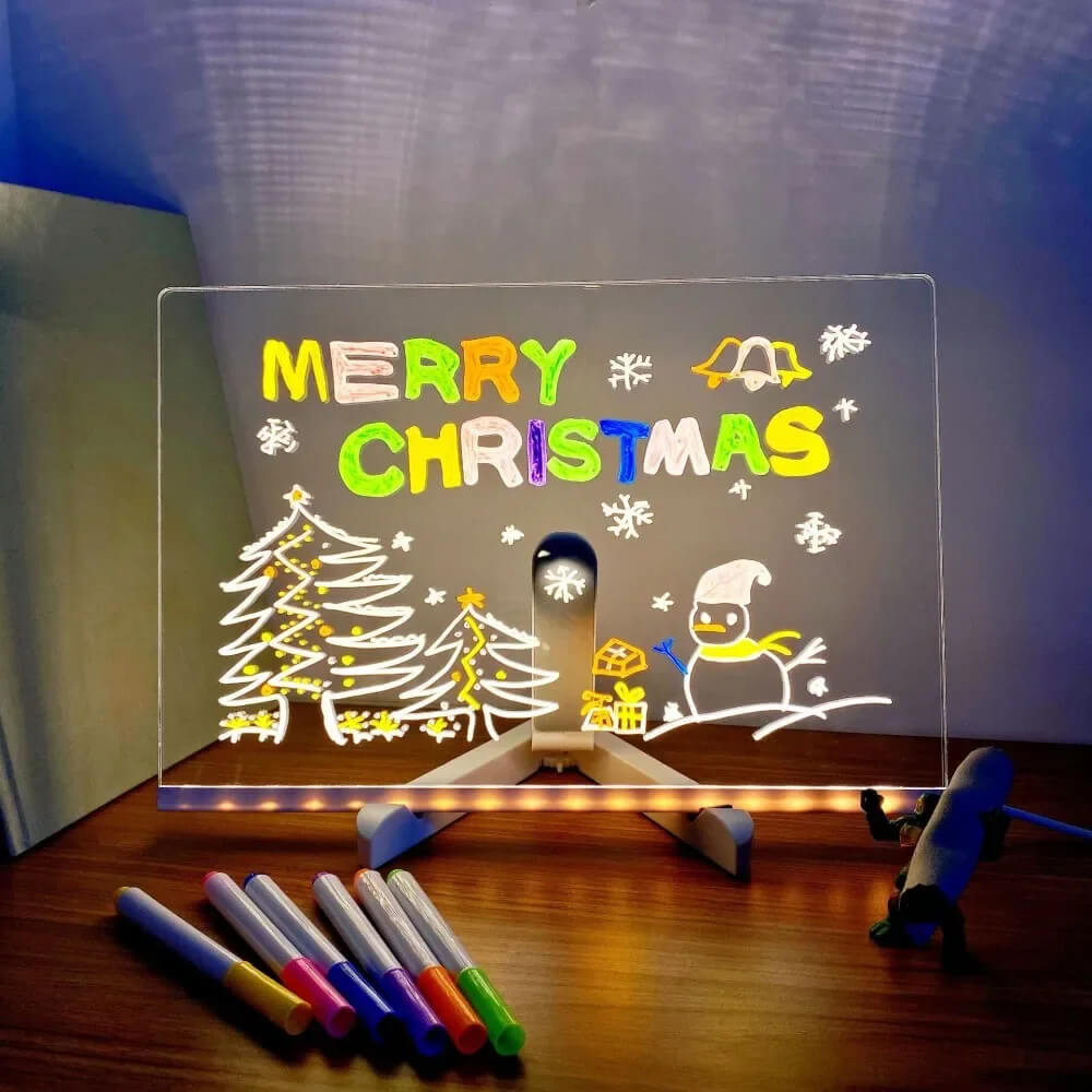 LED Note Board – Kids DIY Drawing Board with 7 Colors