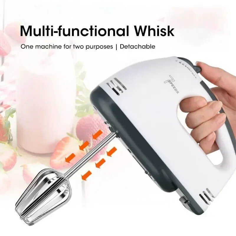 7-Speed Electric Egg Beater & Mixer