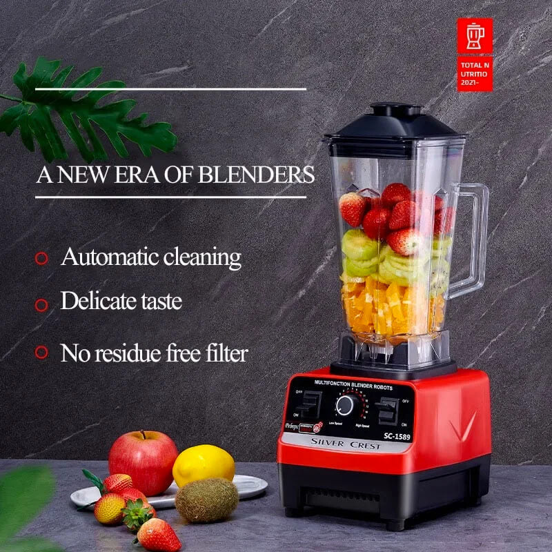 Silver Crest 2-in-1 Blender & Shaker Bottle