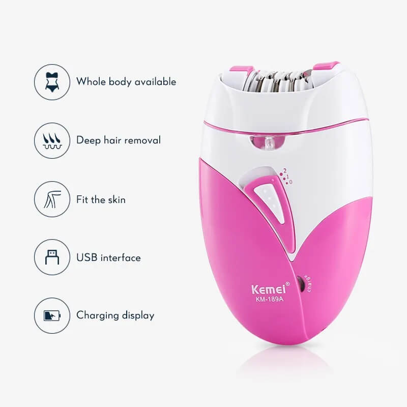 Kemei Rechargeable Hair Removal Epilator