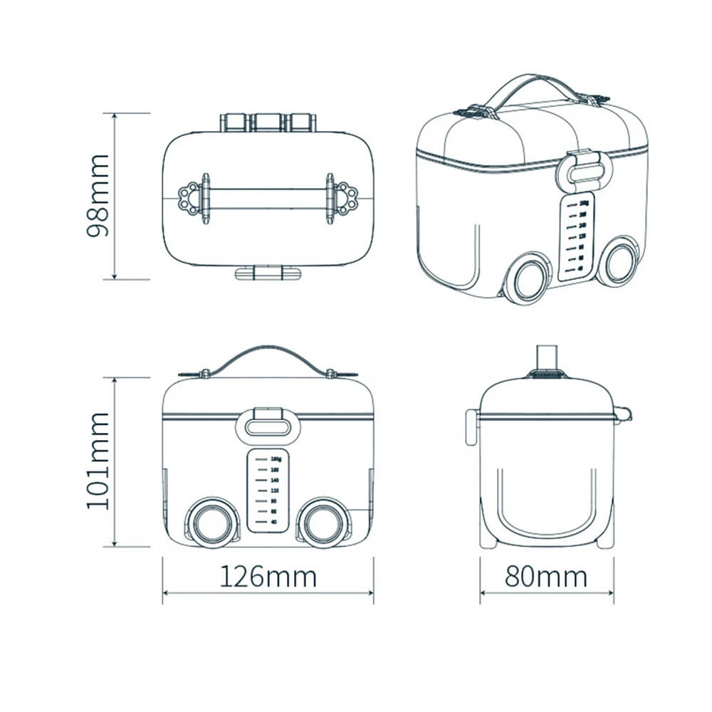 Baby Formula Dispenser – Car Shape