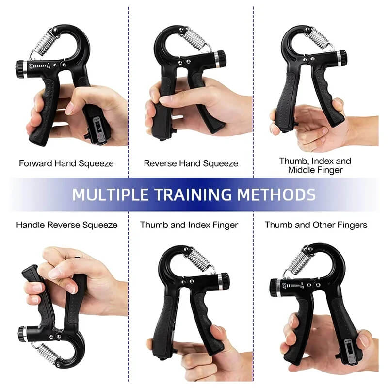 Hand Grip Trainer – Adjustable Resistance & Digital Counter(10-100kg)