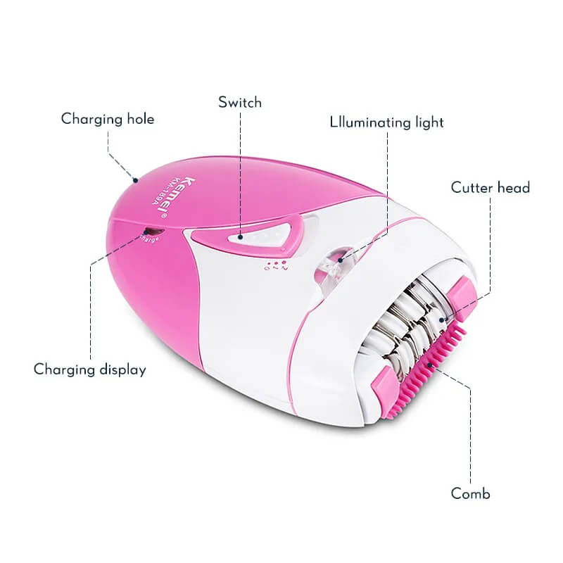 Kemei Rechargeable Hair Removal Epilator
