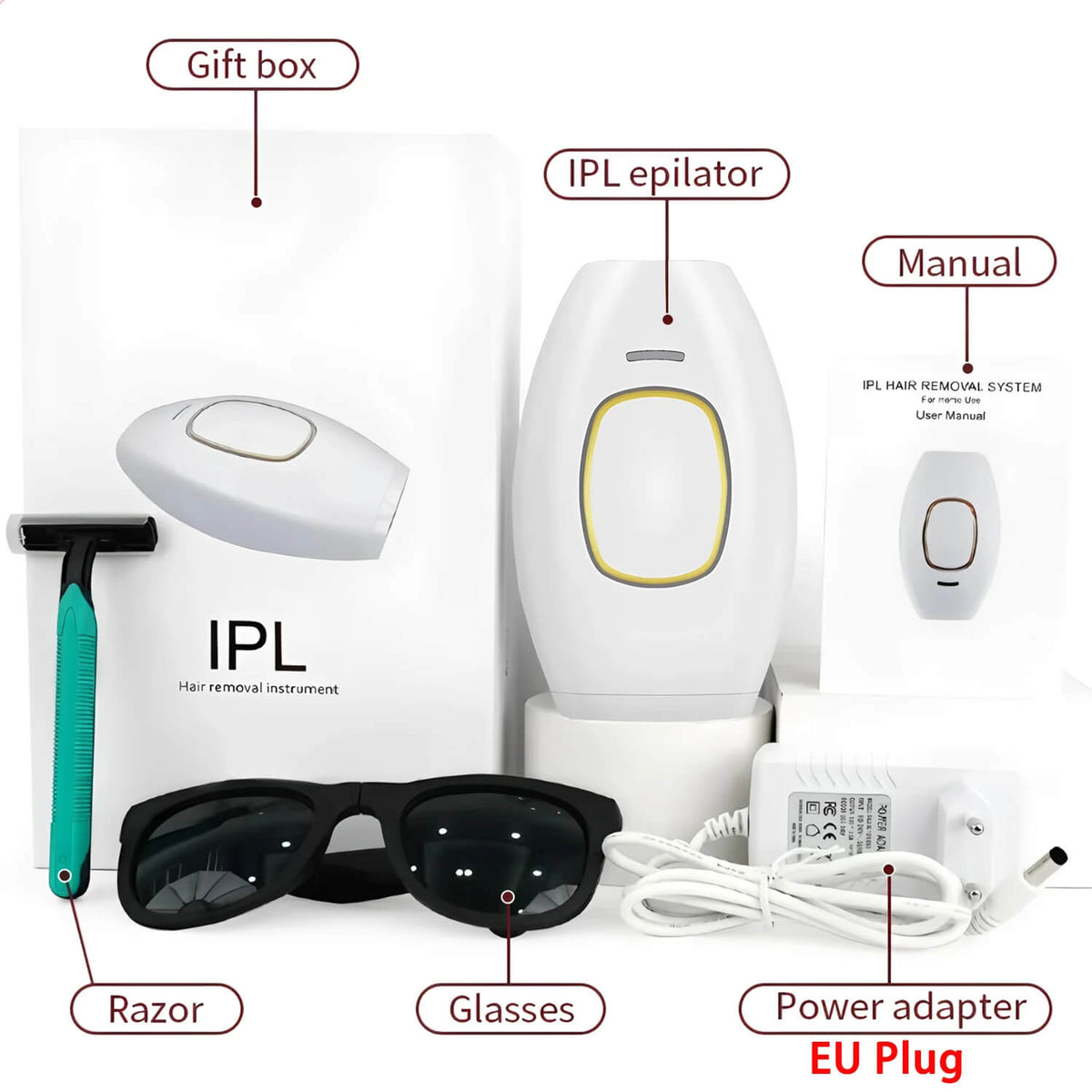 IPL Laser Hair Removal Device – Painless, Permanent Results