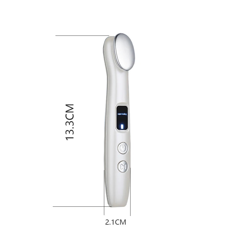 USB charging portable facial beauty device, facial neck and eye massager, perfect gift for women